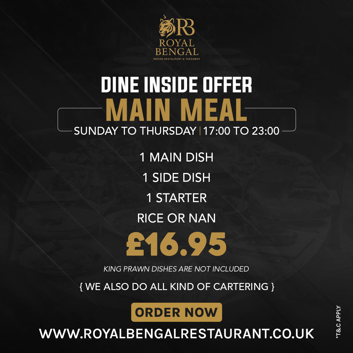 Royal Bengal Restaurant welcome image